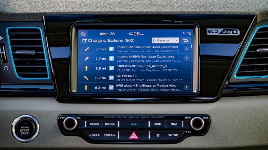 Детали интерьера Kia Niro Plug-In Hybrid (DE) 2018 года  (NA) (фото 22 из 47)